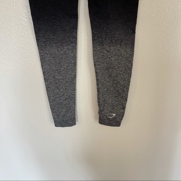 Gymshark Adapt Ombre Leggings Size S Black Gray - Picture 8 of 10